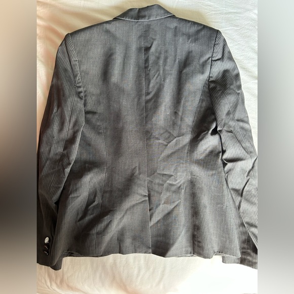 Calvin Klein grey striped blazer - Picture 5 of 6
